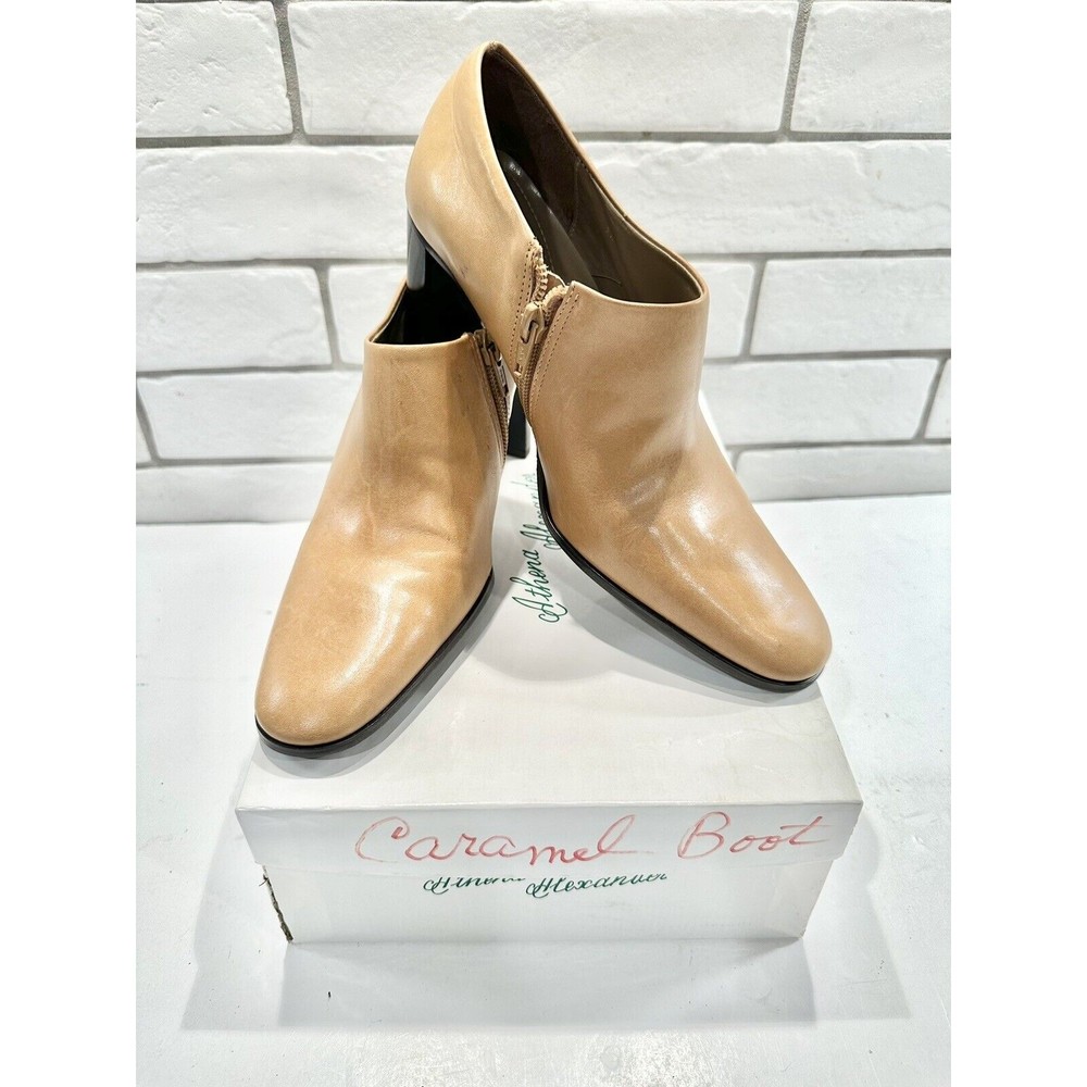 Nicole Women's Sydney Size 7.5M Leather Ankle Boots Booties